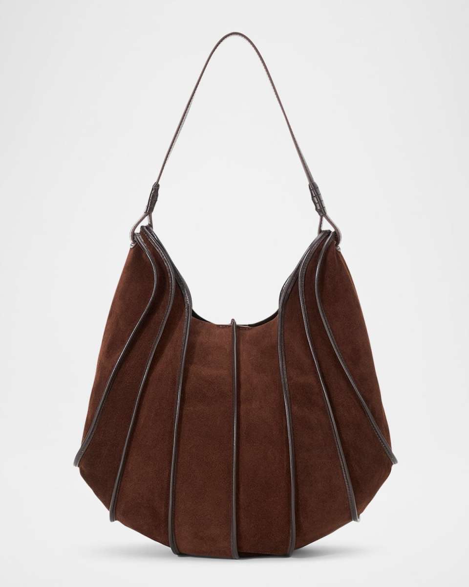Wells Suede Hobo Bag